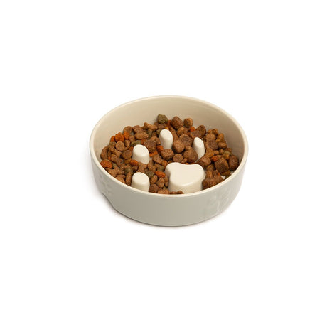 Scruffs Icon Slow Feeder Light Grey Bowl, Scruffs, 20 cm