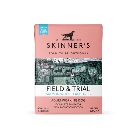 Skinners Field & Trial Adult Grain Free Salmon 18x390g, Skinners,