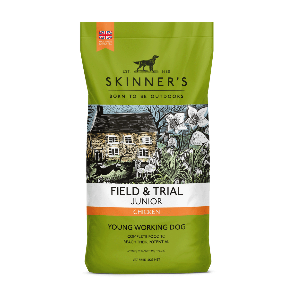Skinners Field & Trial Junior Chicken, Skinners, 15 kg