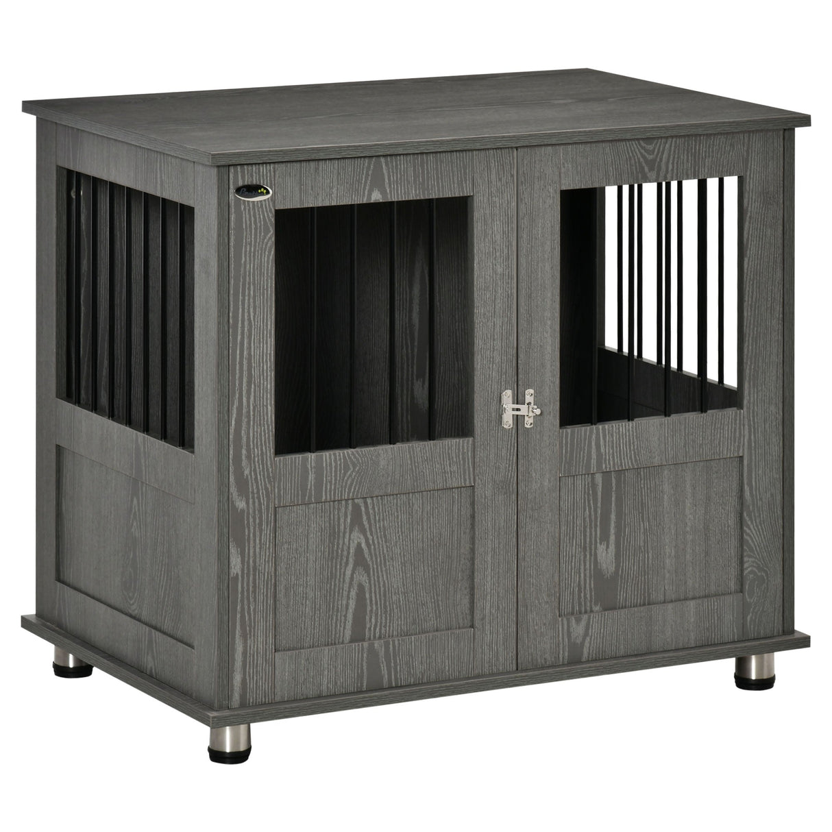 Stylish Dog Crate Table for Small/Medium Dogs with Magnetic Door, PawHut,