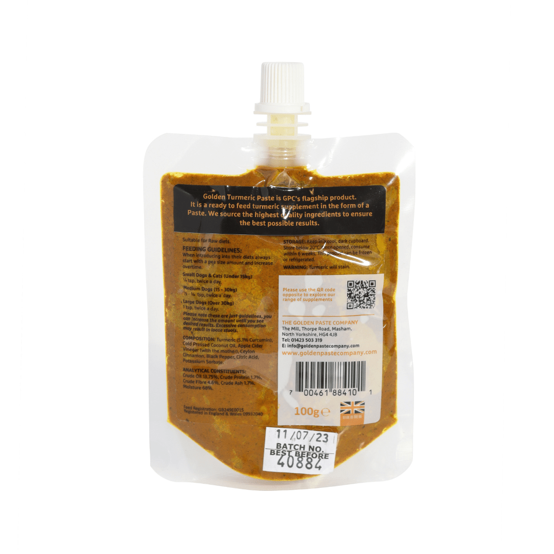 The Golden Paste Co. Turmeric Paste for Pets, The Golden Paste Co, 100g