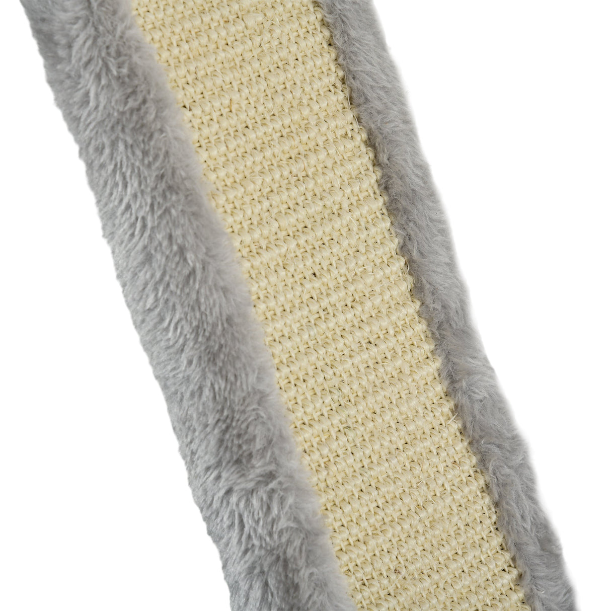 Three-Piece Wall-Mounted Cat Shelves, with Hammock, Ladder, Platforms, Scratching Post - Grey, PawHut,