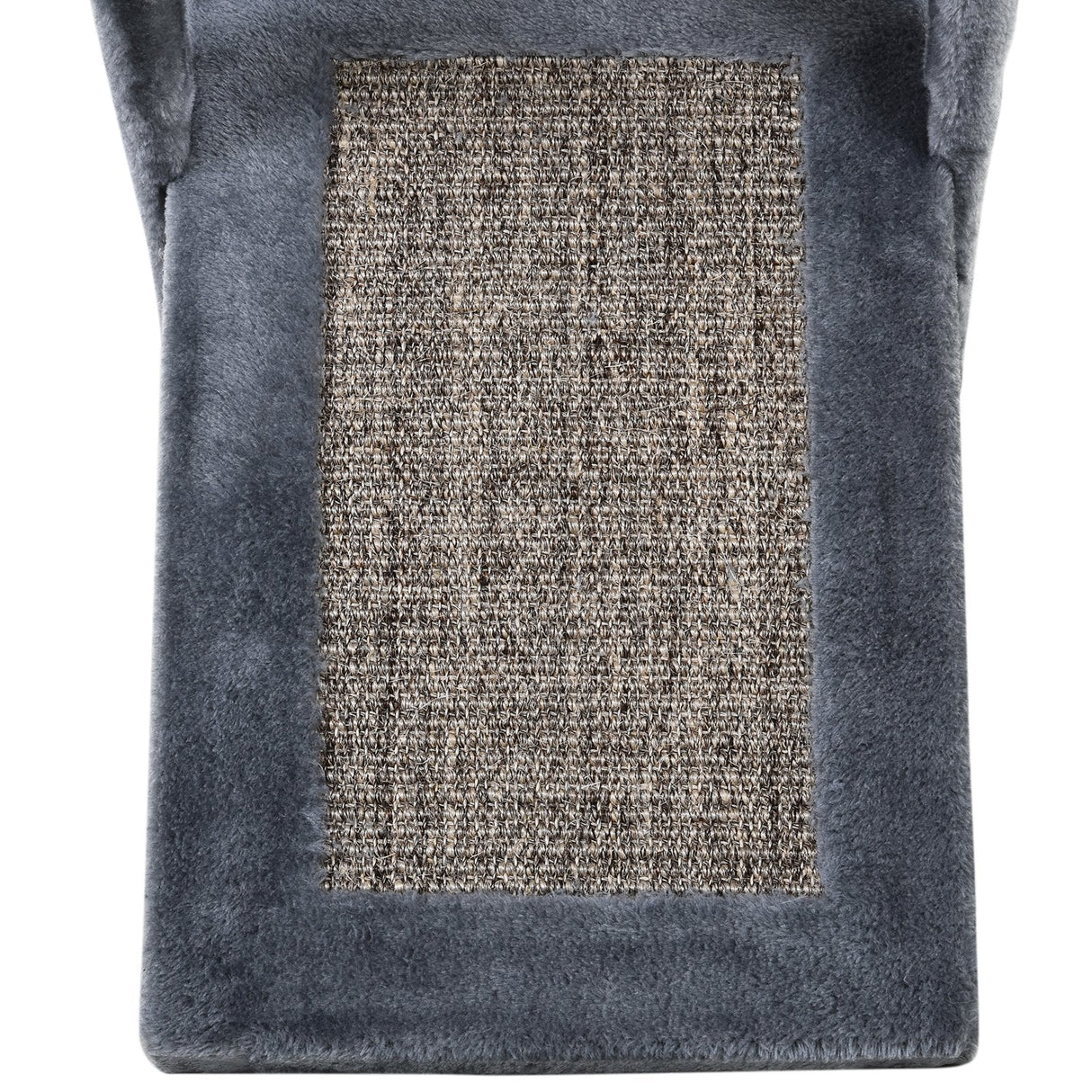 Two Tier Cat Tree for Indoor Cats Play Rest Activity Tower Plush Folding Relax Center w/ Scratching Post Hammock Pom Poms Grey, PawHut,