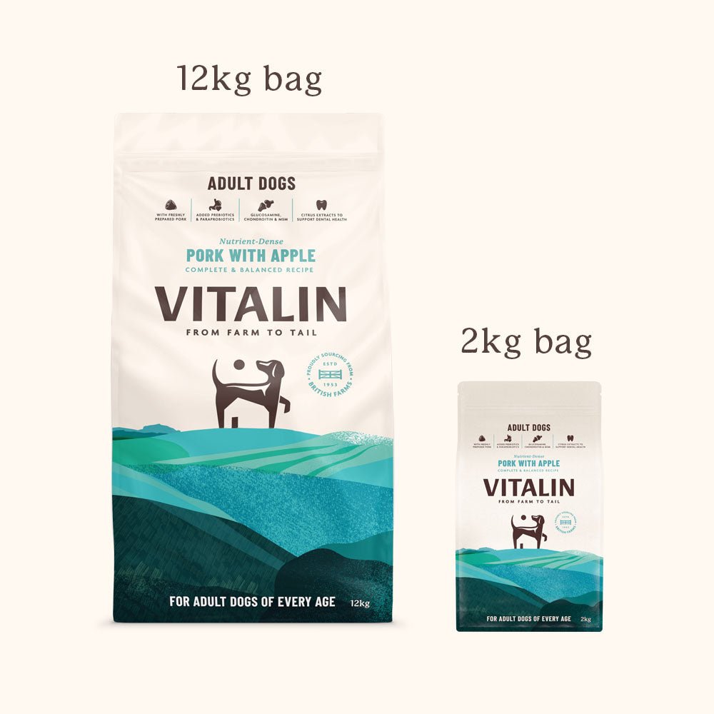Vitalin Adult Pork with Apple, Vitalin, 12 kg