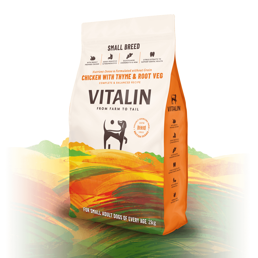 Vitalin Adult Small Breed Chicken with Root Veg & Thyme 4x2kg, Vitalin,