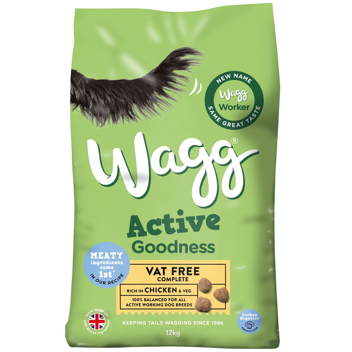Wagg Active Goodness Chicken & Veg 12 kg, Wagg,