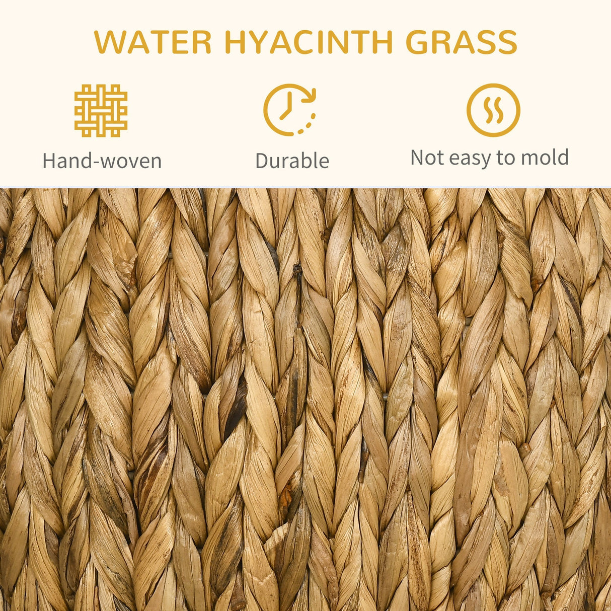 Wicker Cat Cave/House Stool with Soft Washable Cushion,Rattan Kitten Bed for Outdoor & Indoor Use, 44 x 43 x 41cm, PawHut,