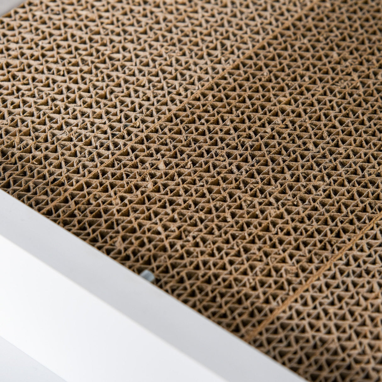 Wooden Cat Litter Box Enclosure with Scratcher & Table Top, PawHut, White