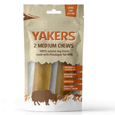 Yakers Dog Chew Medium 2 Pack, Yakers,