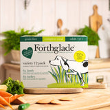 Forthglade Adult Dog Complete Lamb & Turkey Wet Dog Food Variety Pack 12x395g