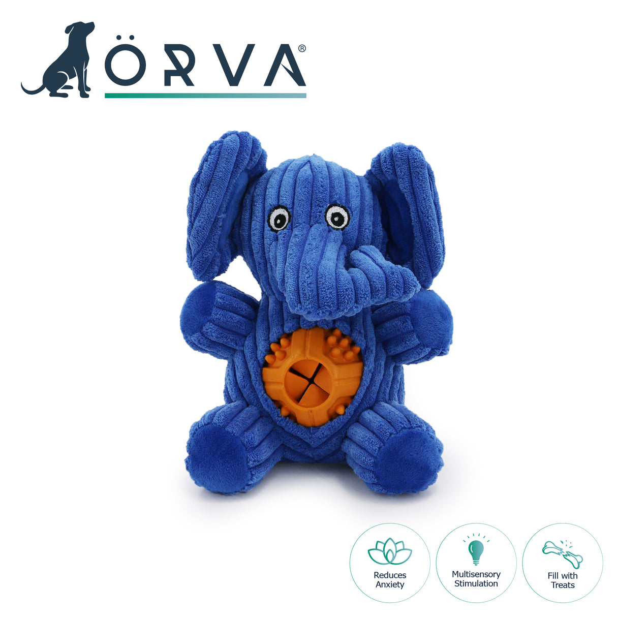 Ancol Örva Treat Tummy Elephant Dog Toy