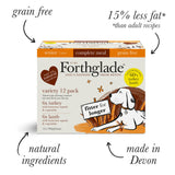 Forthglade Senior Complete Grain Free Turkey & Lamb Duo Variety Pack 12x395g