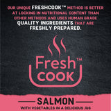 Harringtons Just 6 Salmon with Veg & Gravy Grain-Free Wet Dog Food - 8 x 380g