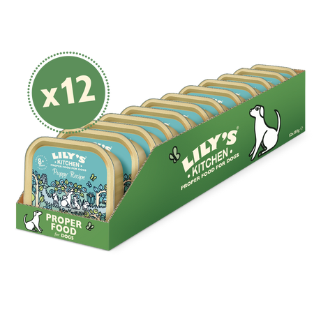 Lily's Kitchen Puppy Recipe Turkey and Duck Foils 12x150g