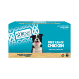 Burns Free Range Chicken, Carrots & Brown Rice Wet Dog Food Trays