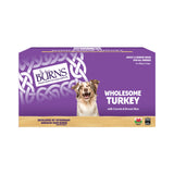 Burns Wholesome Turkey with Carrots & Brown Rice Wet Dog Food Trays