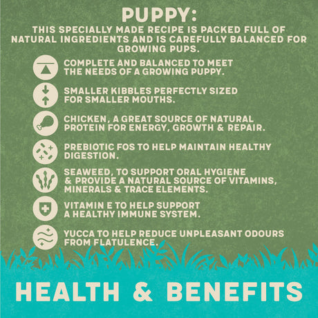 Harringtons Puppy Rich in Chicken & Rice Dry Food - 10kg