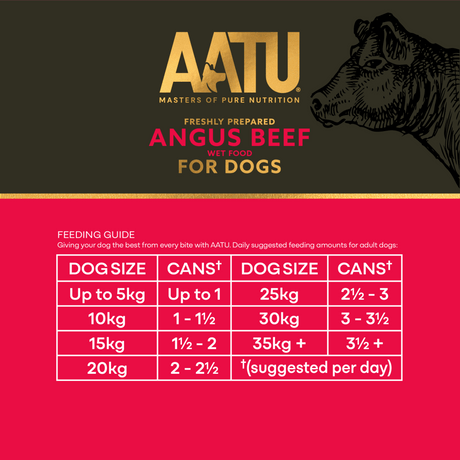 AATU Angus Beef Wet Dog Food, AATU, 6*400g