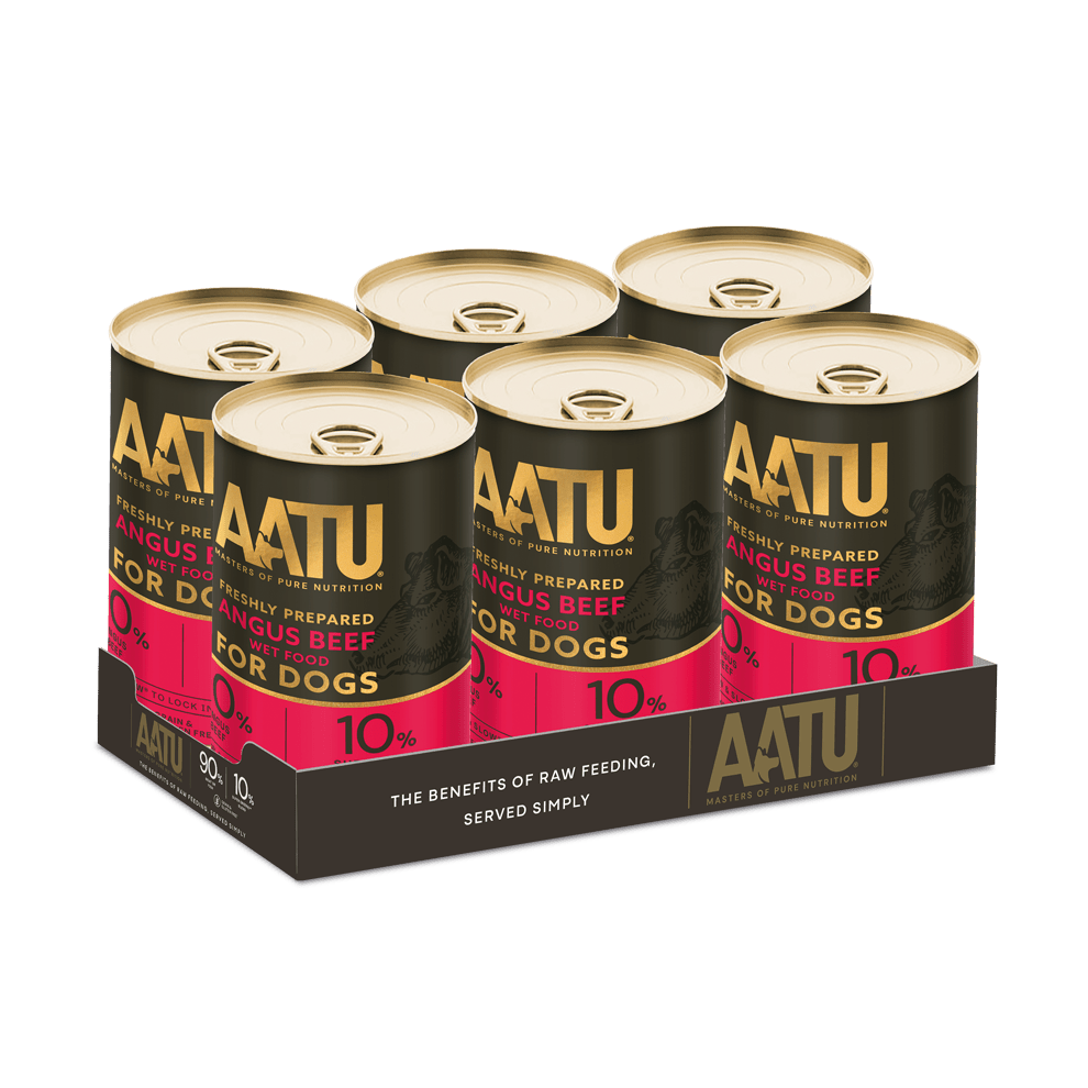 AATU Angus Beef Wet Dog Food, AATU, 6*400g