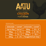 AATU Chicken Wet Dog Food Tins, AATU, 6*400g
