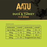 AATU Duck & Turkey Wet Dog Food, AATU, 6*400g