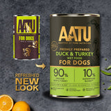 AATU Duck & Turkey Wet Dog Food, AATU, 6*400g