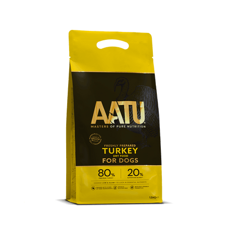 AATU Free Run Turkey Dry Dog Food, AATU, 1.5kg