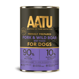 AATU Pork & Wild Boar Wet Dog Food, AATU, 6*400g