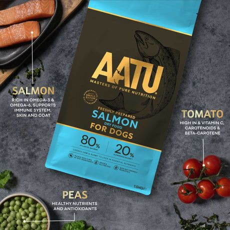 AATU Salmon Dry Dog Food, AATU, 1.5kg