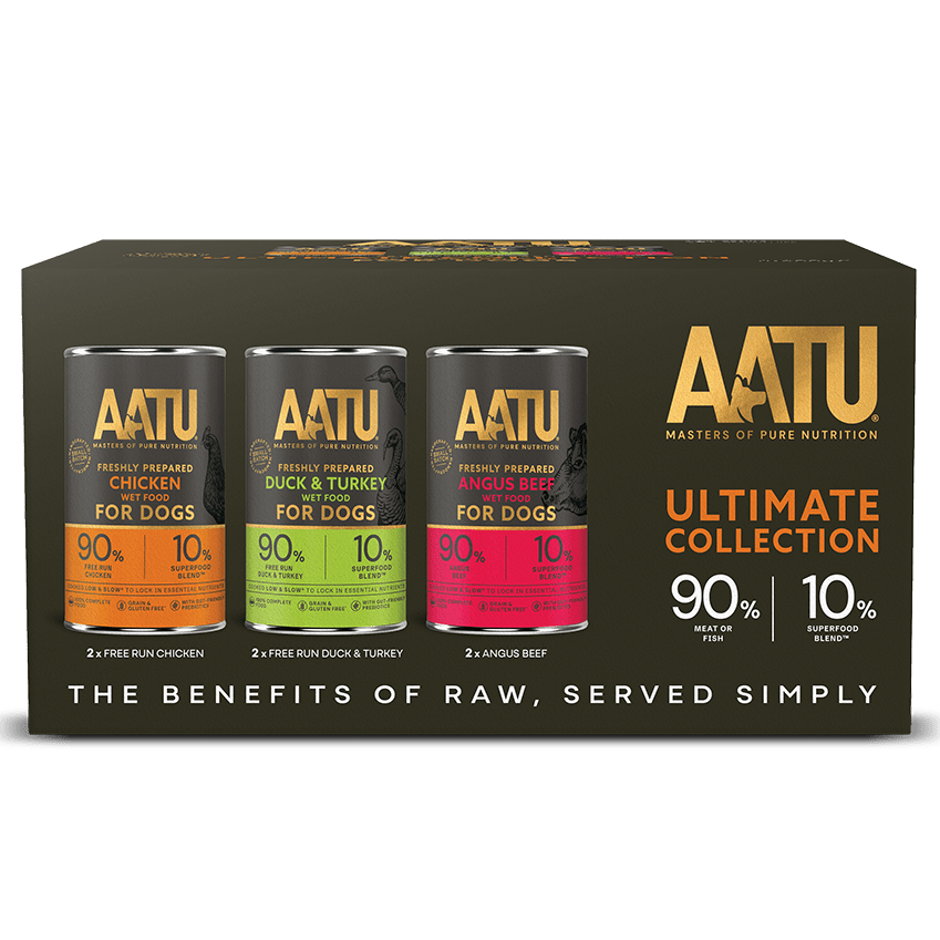 AATU Wet Variety Dog Food Ultimate Multi Pack - 6 x 400g, AATU, 6*400g