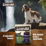 Adventuros Ancient Grain and Superfoods Venison Dog Treats 6x120g, Adventuros,
