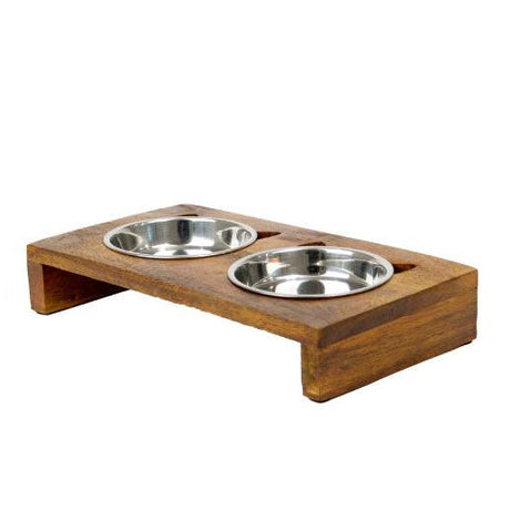 Ancol Raised Twin Bowl Cat Feeder, Ancol,