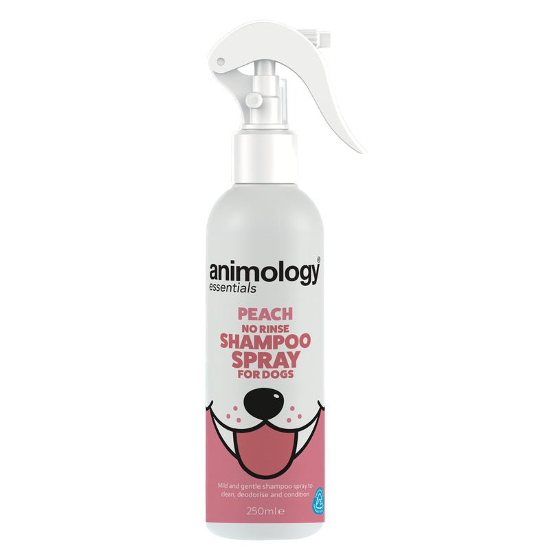 Animology Essentials Peach No Rinse Shampoo Spray - 250ml x 5, Animology,