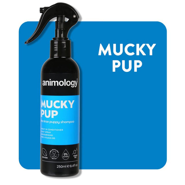 Animology Mucky Pup No Rinse Puppy Shampoo - 6 x 250ml, Animology,