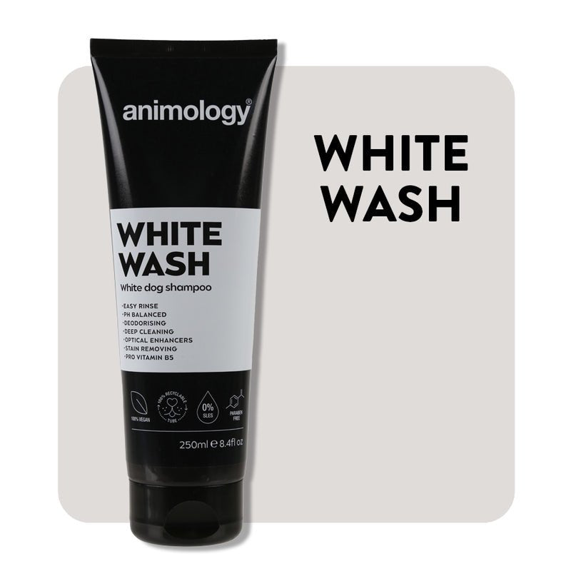 Animology White Wash Dog Shampoo - 6 x 250ml, Animology,