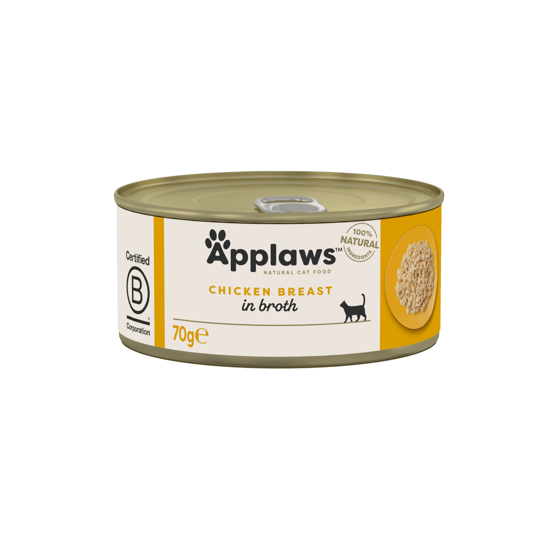 Applaws Cat Chicken Breast in Broth Tins, Applaws, 24x156g