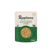 Applaws Cat Chicken Breast with Asparagus in broth Pouches 12 x 70g, Applaws,