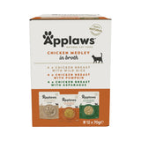 Applaws Cat Chicken Selection in Broth Pouches 4x (12x70g), Applaws,