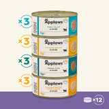 Applaws Variety Selection in Broth Wet Cat Food - 4 x (12x70g), Applaws,