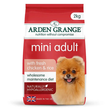 Arden Grange Mini Adult Dog with Chicken & Rice Dry Food, Arden Grange, 2 kg