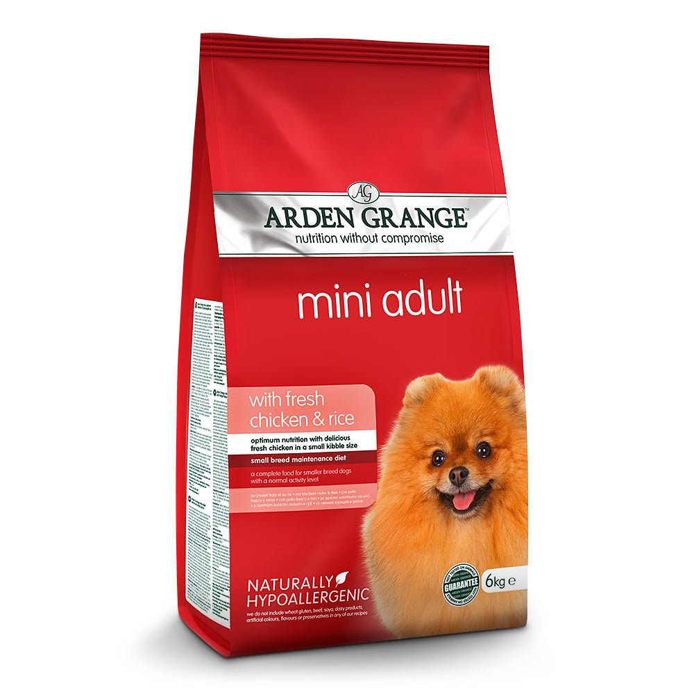 Arden Grange Mini Adult Dog with Chicken & Rice Dry Food, Arden Grange, 6 kg