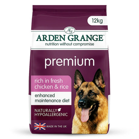 Arden Grange Premium Adult Dog Chicken Dry Food - 12 kg, Arden Grange,