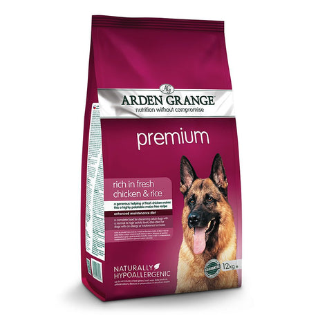 Arden Grange Premium Adult Dog Chicken Dry Food - 12 kg, Arden Grange,