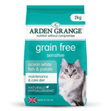 Arden Grange Sensitive Adult Cat Grain Free Fish & Potato - 6 x 2kg, Arden Grange,