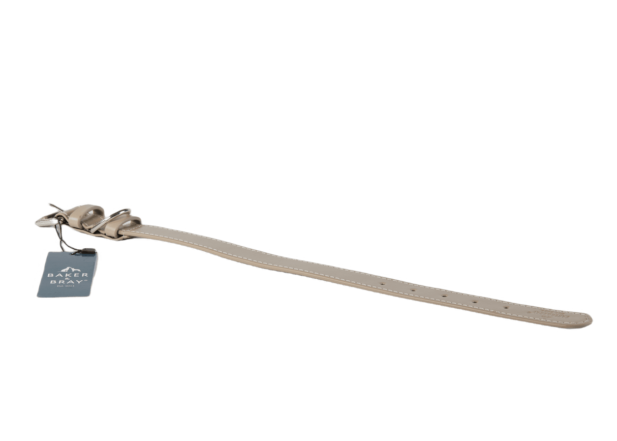 Baker & Bray Ash Eco Friendly Leather Dog Collar, Baker & Bray, XS