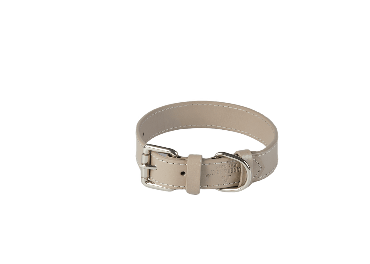 Baker & Bray Ash Eco Friendly Leather Dog Collar, Baker & Bray, XS
