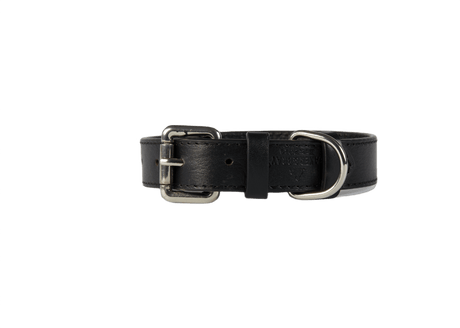 Baker & Bray Black Eco Friendly Leather Dog Collar, Baker & Bray, XS