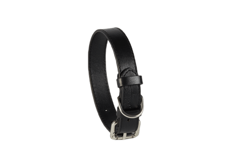 Baker & Bray Black Eco Friendly Leather Dog Collar, Baker & Bray, XS