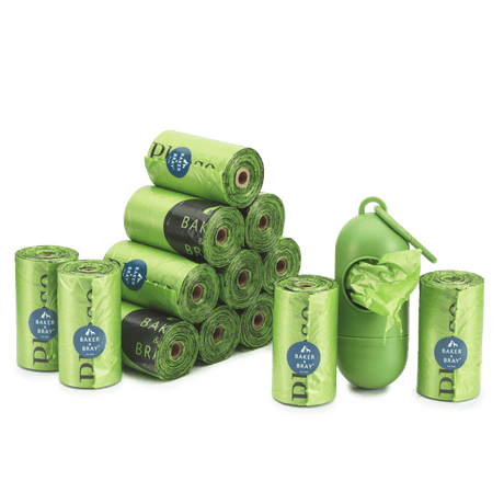 Baker & Bray Eco Friendly Dog Poop Bags, Baker & Bray, 240 Bags