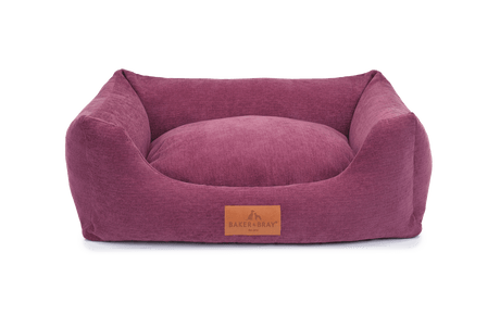 Baker & Bray Interchangeable Spare Covers For The Ultimate Eco Orthopaedic Luxury Dog Bed, Baker & Bray, Rhubarb Red